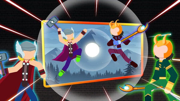 火柴人对攻游戏