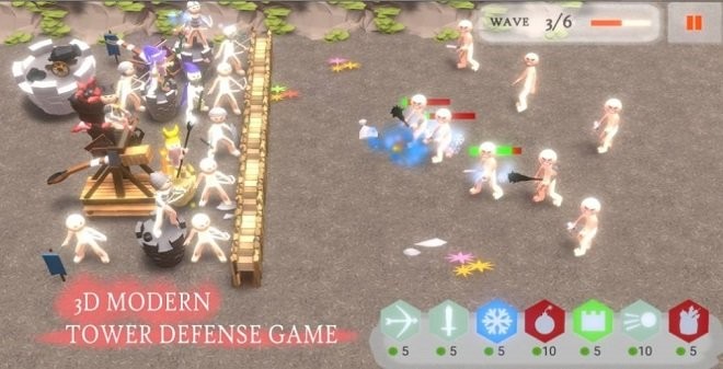 火柴人防御之塔防战场3d手机版