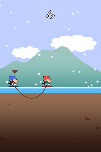 奇葩滑雪小游戏