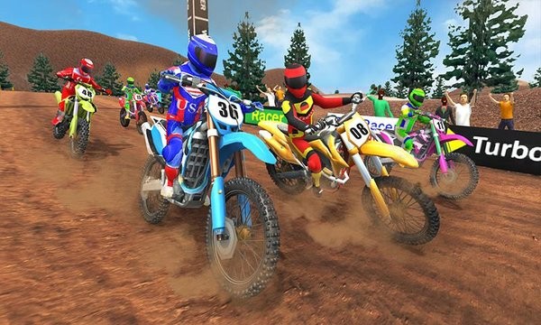 越野摩托车赛车游戏(dirt track racing motocross)