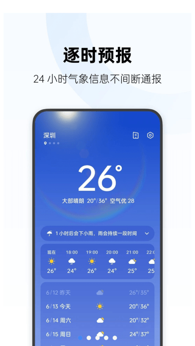 oppo天气预报新版本(weather)