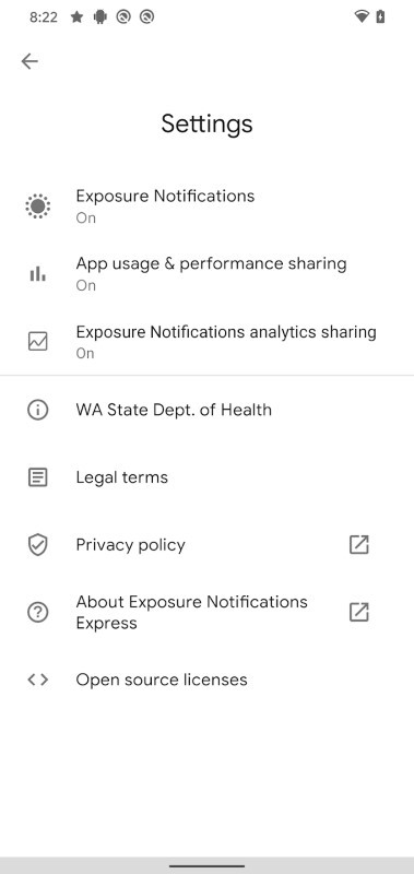 华盛顿州接触通知app
