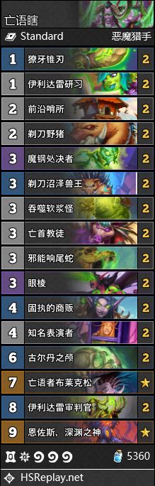 炉石传说暴风城下的集结卡组推荐：暴风城下的集结全职业卡组搭配攻略[多图]图片14