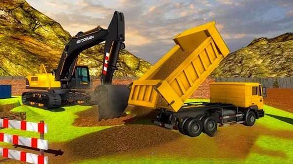 模拟挖掘机建造游戏