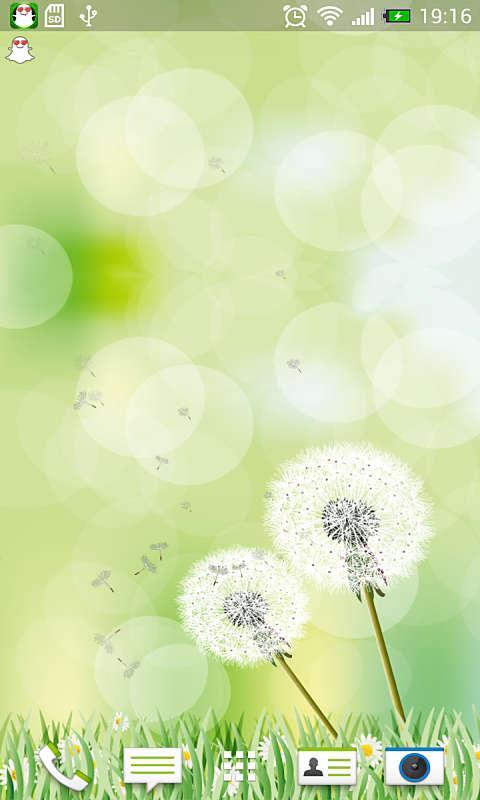 GalaxyS3蒲公英动态壁纸
