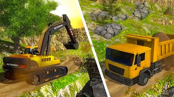 模拟挖掘机建造游戏