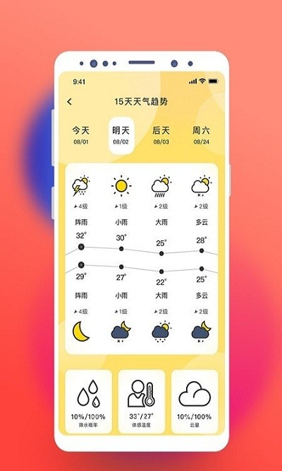 气象桌面天气app