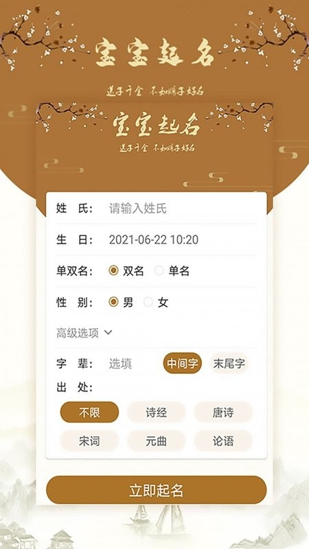 国风起名取名字app