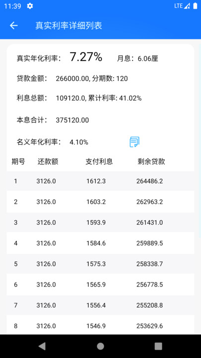 真实利率计算器最新版