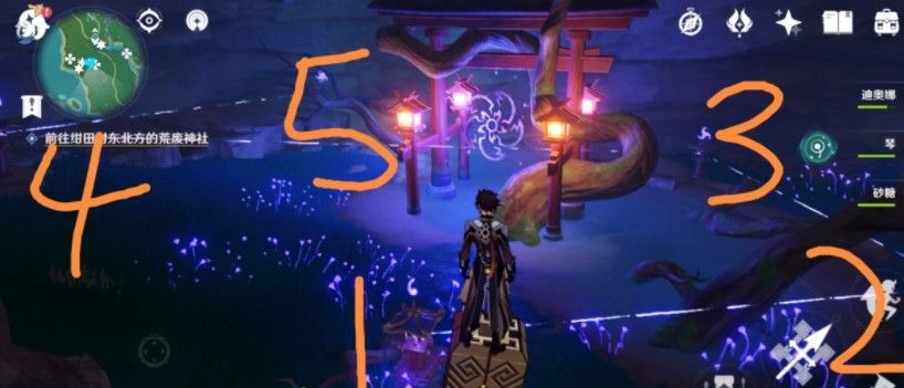 原神白狐之野雷神瞳在哪 原神雷神瞳位置大全（98个）[多图]图片1