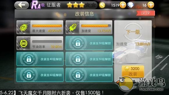 《天天飞车》R车征服者属性解析 技能分析[多图]图片2