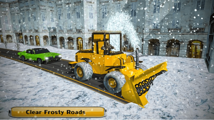 除雪卡车模拟器游戏