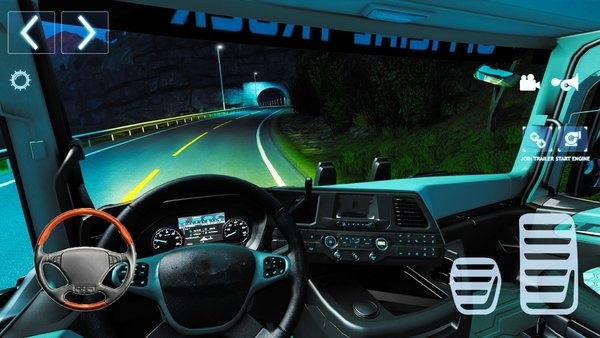 卡车模拟器欧洲2022手机版(truck simulator euro mountain)
