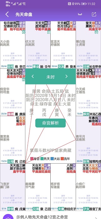 紫微斗数生辰八字app