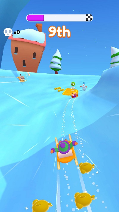 雪橇竞赛游戏 雪橇竞赛游戏