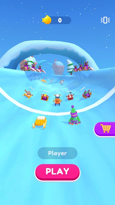 雪橇竞赛游戏 雪橇竞赛游戏