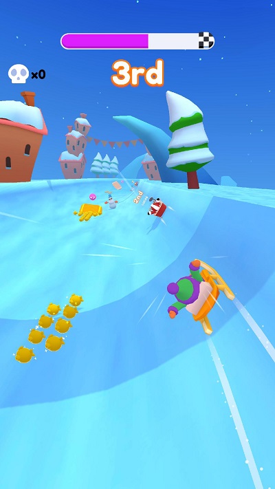 雪橇竞赛游戏 雪橇竞赛游戏