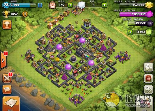 《部落战争》教你如何20天快速刷满9级墙[图]图片1