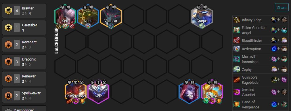 云顶之弈S5龙拳瑟提阵容推荐：龙拳腕豪阵容装备搭配攻略[多图]图片11