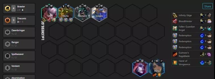 云顶之弈S5龙拳瑟提阵容推荐：龙拳腕豪阵容装备搭配攻略[多图]图片8