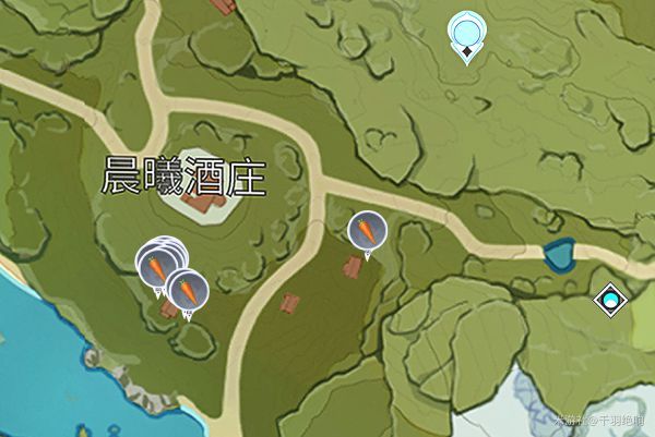 原神胡萝卜位置大全：胡萝卜分布图刷新点[多图]图片5