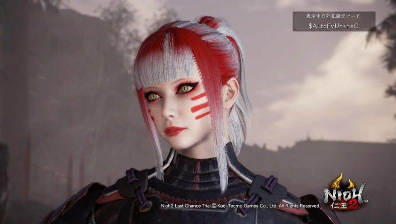 仁王2捏脸数据大全：好看的男生女生捏脸代码汇总[多图]图片25