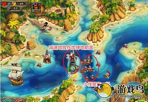海盗传奇TD游戏技巧教你怎么安排塔防[多图]图片2
