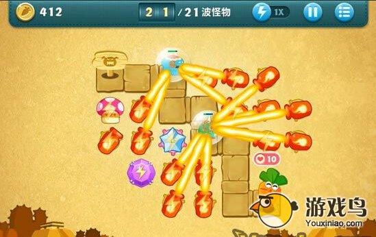 保卫萝卜挑战42关攻略完美金萝卜过关[多图]图片7