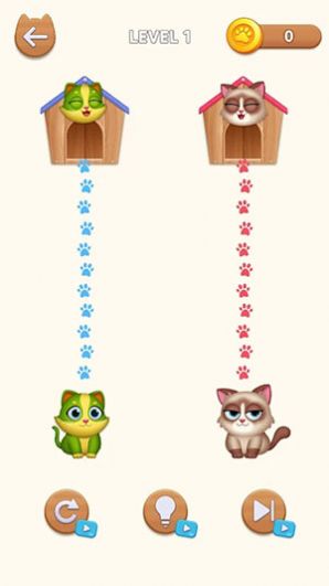 猫咪冲刺画线到家(Cat Rush - Draw to Home)
