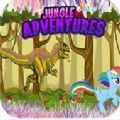 我的小马大战恐龙(My Pony vs the dinosaur : jungle running adventure)