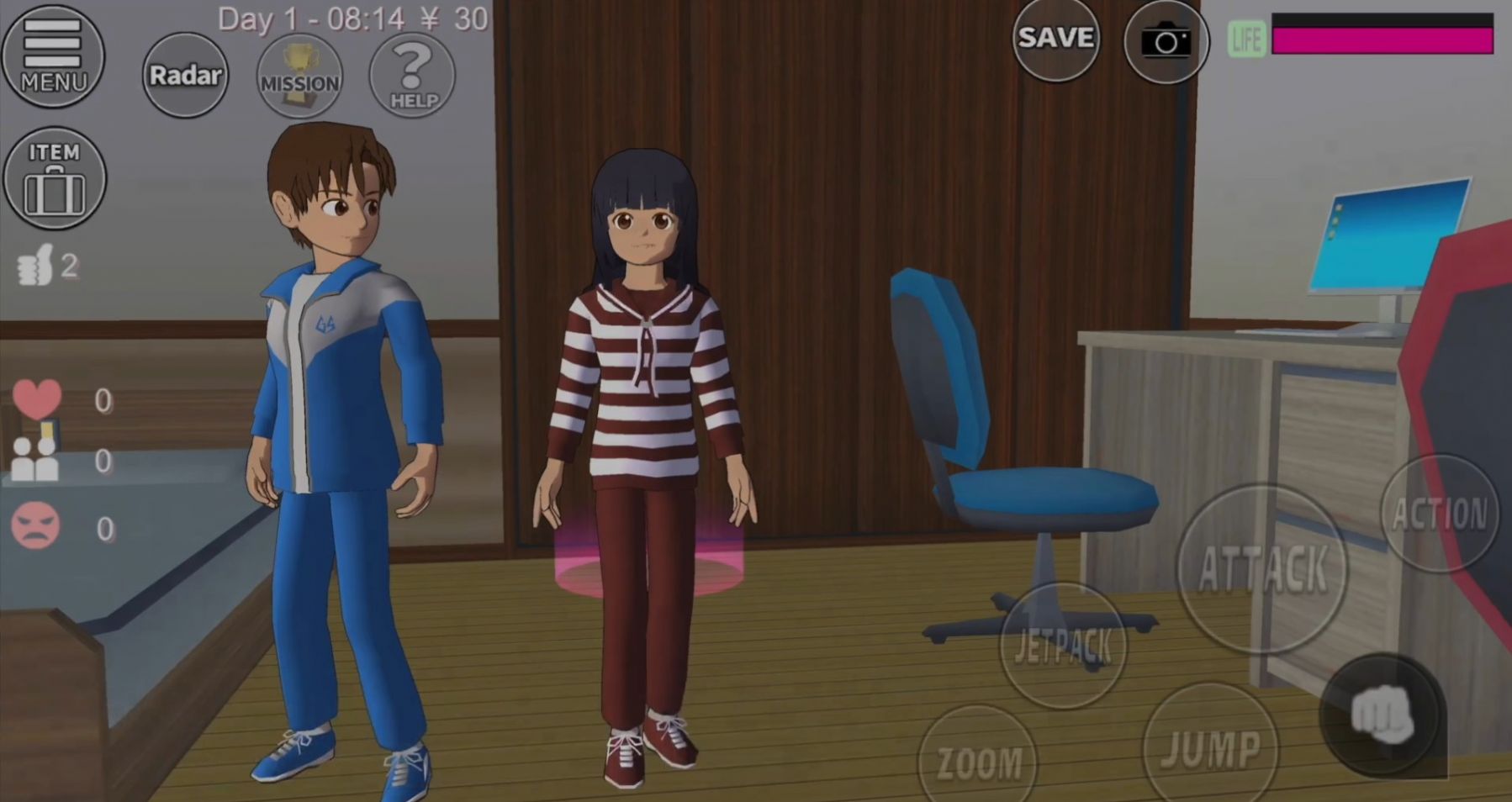 樱花校园模拟器1.39.77最新版(SAKURA SchoolSimulator)