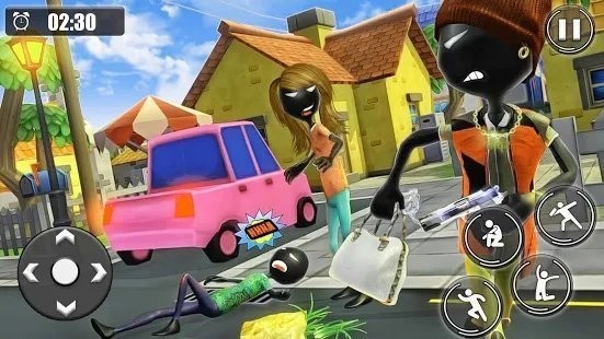 黑帮火柴人绳索英雄(Stickman Rope Hero : Gangstar Ma)