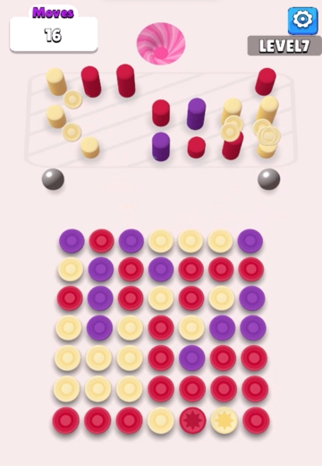 圆盘移动消除(Discs Blast)