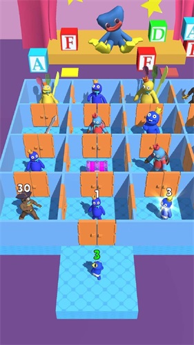 彩虹怪物房间迷宫(Maze Monster)