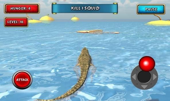 鳄鱼模拟器海滩狩猎(Crocodile Simulator Beach Hunt)