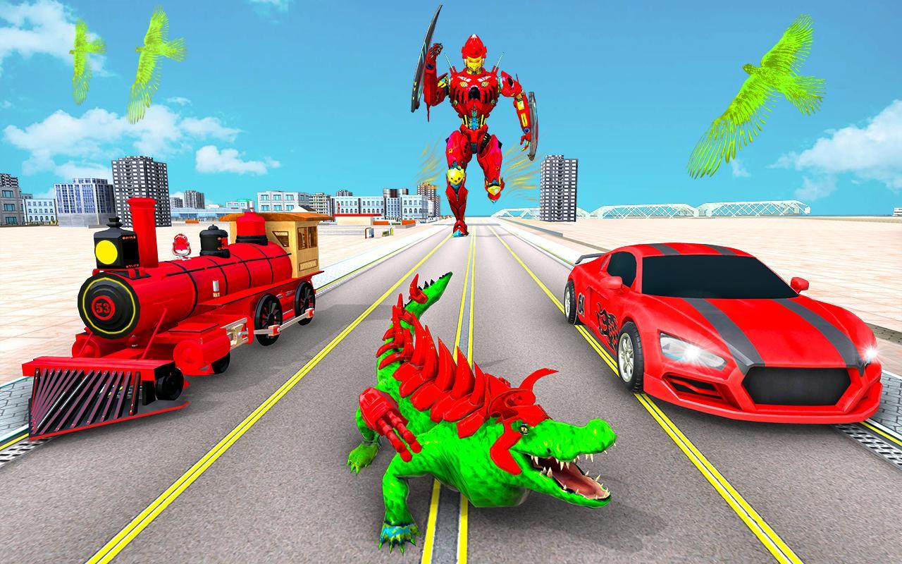鳄鱼汽车机器人(Crocodile Robor Car Transformation)