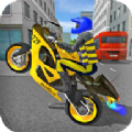 警察驾驶摩托车(Police MotorBike Race Simulator 3D)