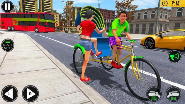 这儿自动人力车(Bicycle Tuk Tuk Auto Rickshaw : New Driving Games)