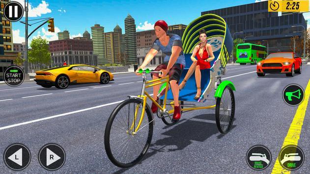 这儿自动人力车(Bicycle Tuk Tuk Auto Rickshaw : New Driving Games)