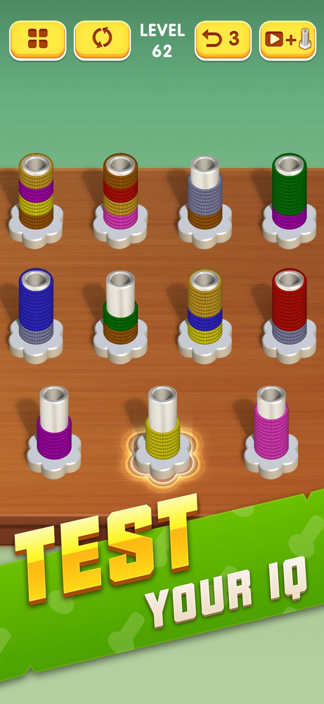绳子分类拼图(Rope Sort Puzzle)