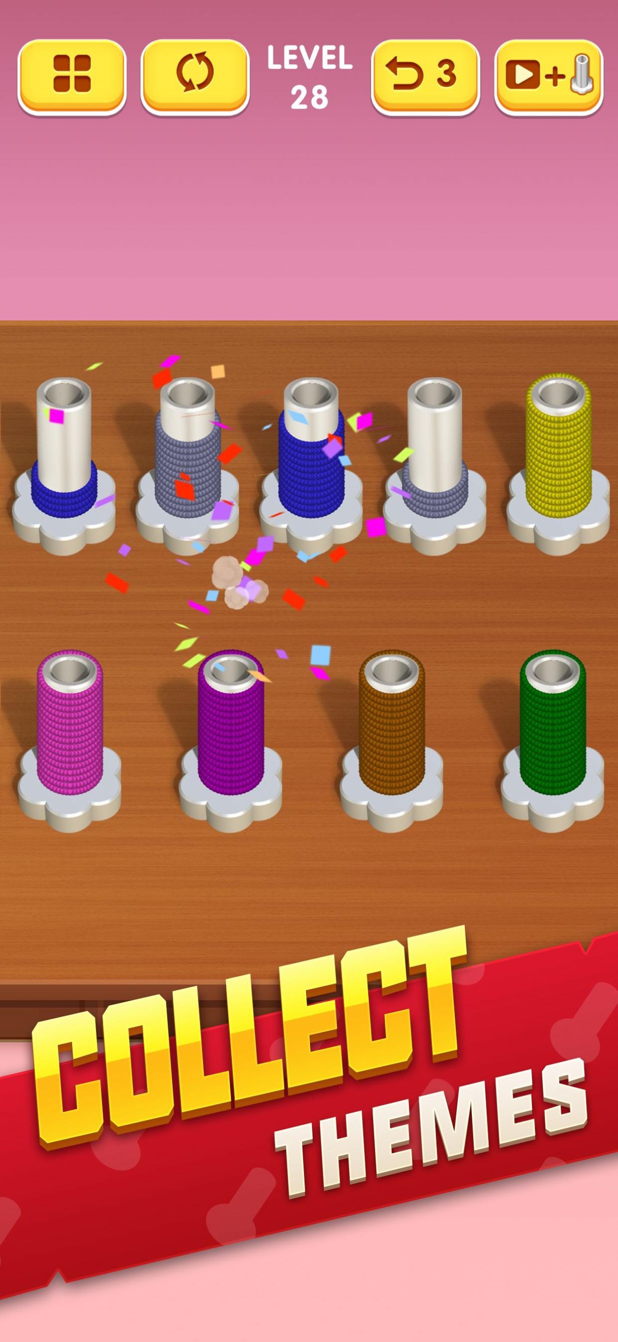 绳子分类拼图(Rope Sort Puzzle)