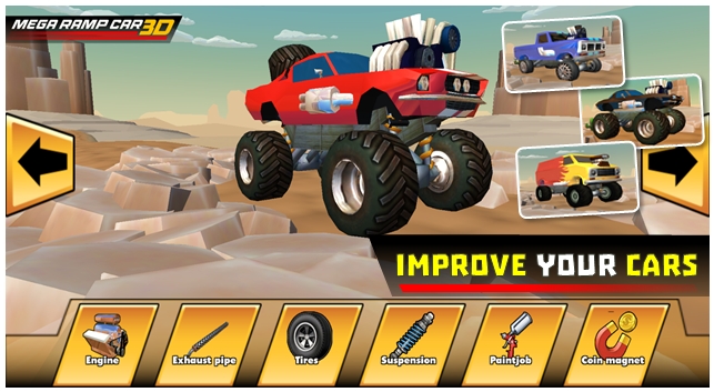 超级坡道车(Mega Ramp Car 3D)