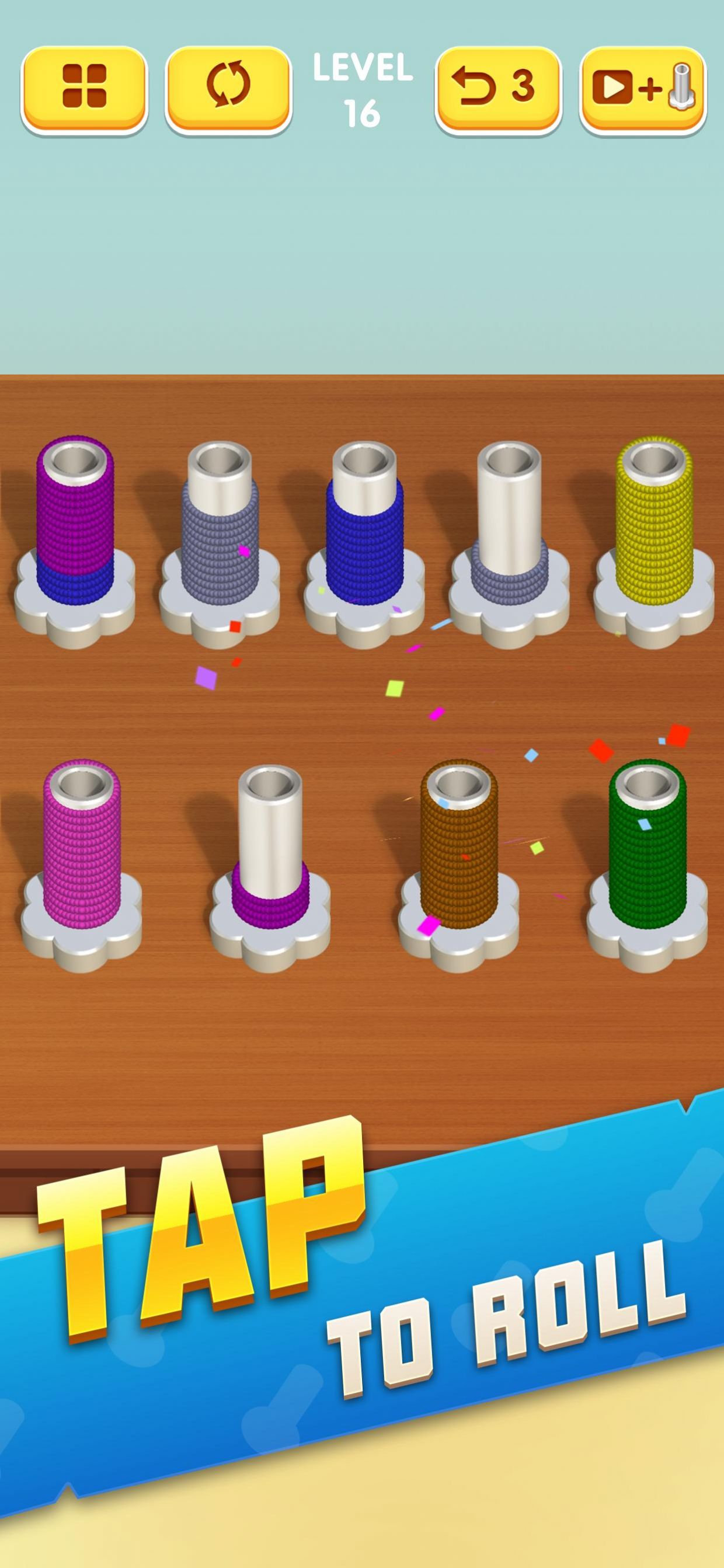 绳子分类拼图(Rope Sort Puzzle)