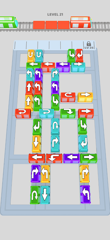 彩色列车匹配(Train Jam Match)