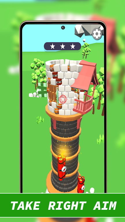 炮塔拆除游戏(Cannon Tower Demolition Game)