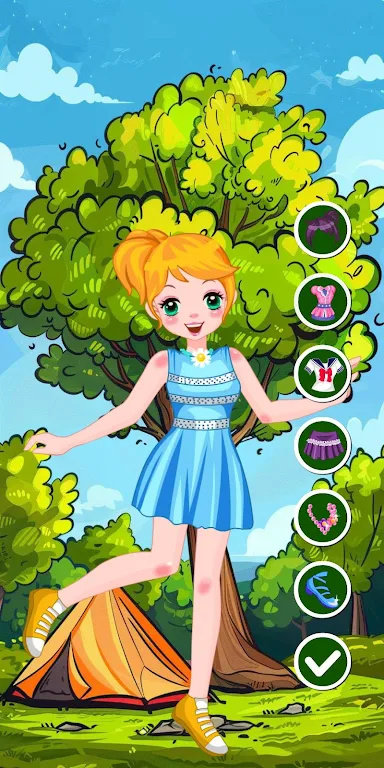 学校露营装扮(School Camping Dress Up)