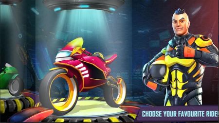 赛博摩托竞赛(Super Hero Racing - Bike Games)