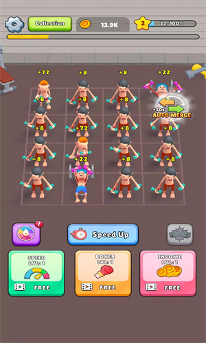 合并肌肉训练战斗英雄(Merge Muscle Train:Battle Hero)