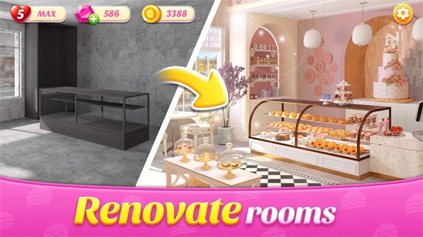 面包店改建游戏最新版(Flower Shop Makeover)