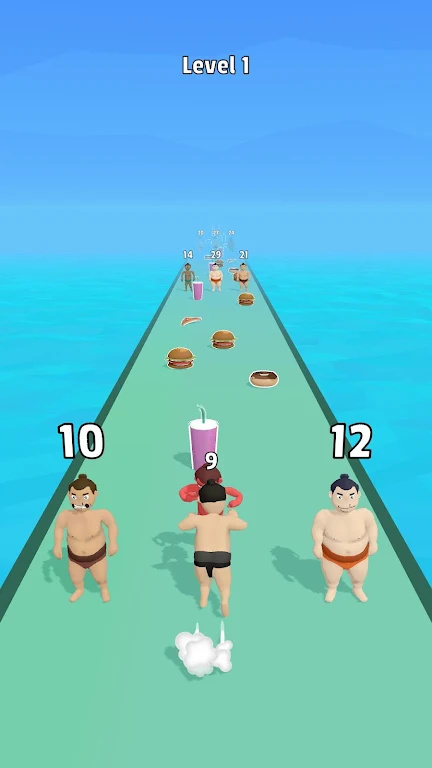 相扑选手奔跑(Sumo Fighters Run)